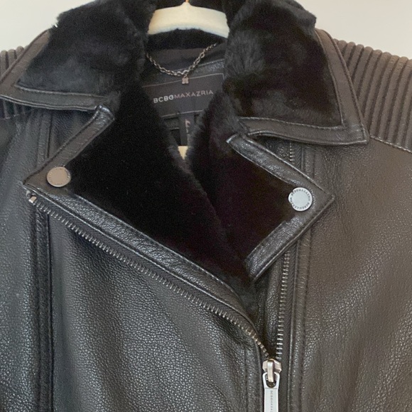 BCBG Maxazria leather jacket - Picture 3 of 16